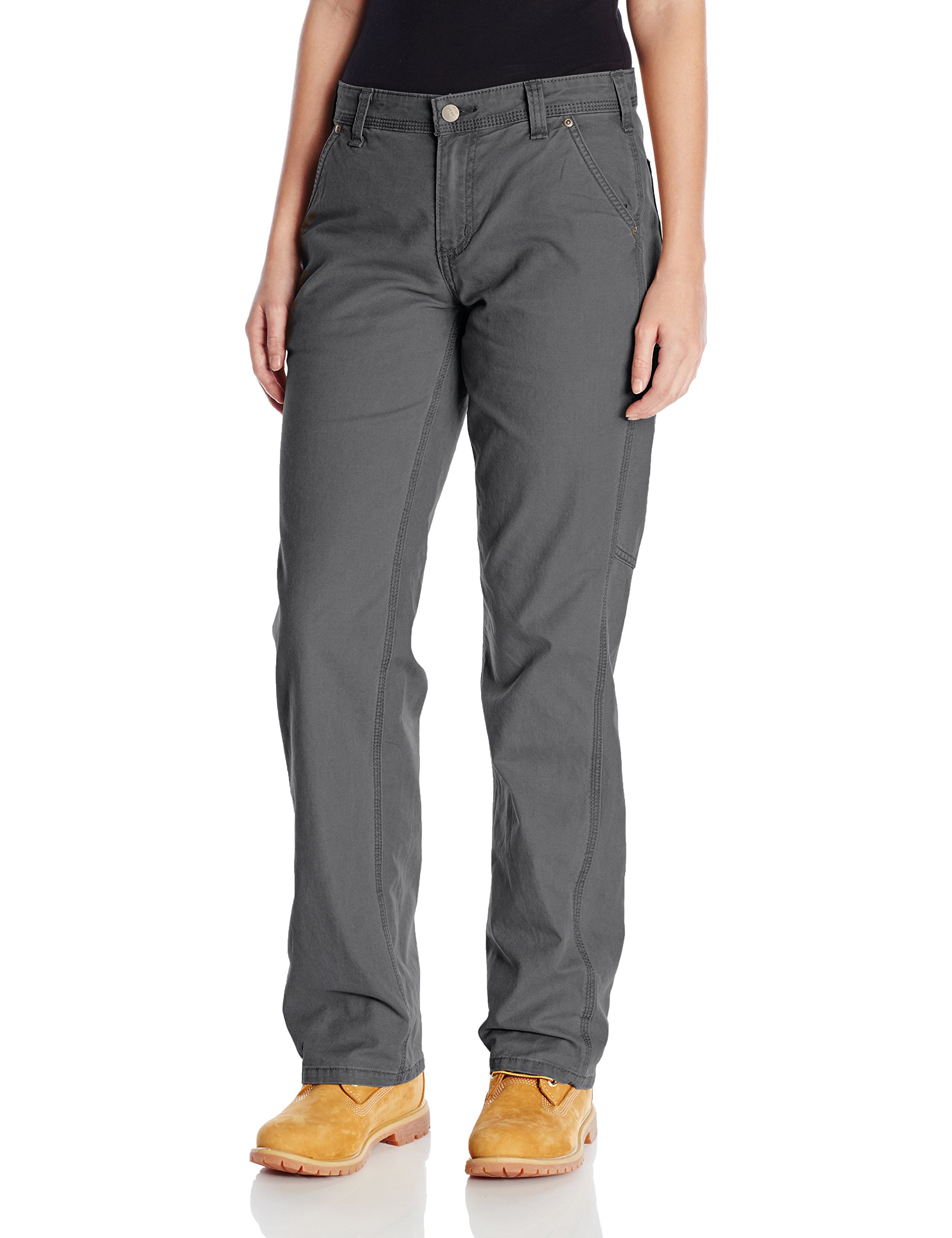 Carhartt Women's Original Fit Crawford Pant, Coal 8 Short on Galleon