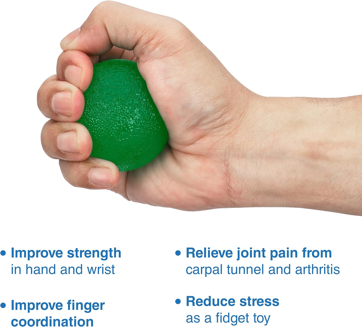 Flint Rehab Orbitals - Hand Exercise Balls - Workout Set of 4 for Carpal Tunnel Pain Relief Therapy - Arthritis - Physical Therapy - Hand Strengthener - Stress Relief - Hand Grip Strengthening: Health & Personal Care