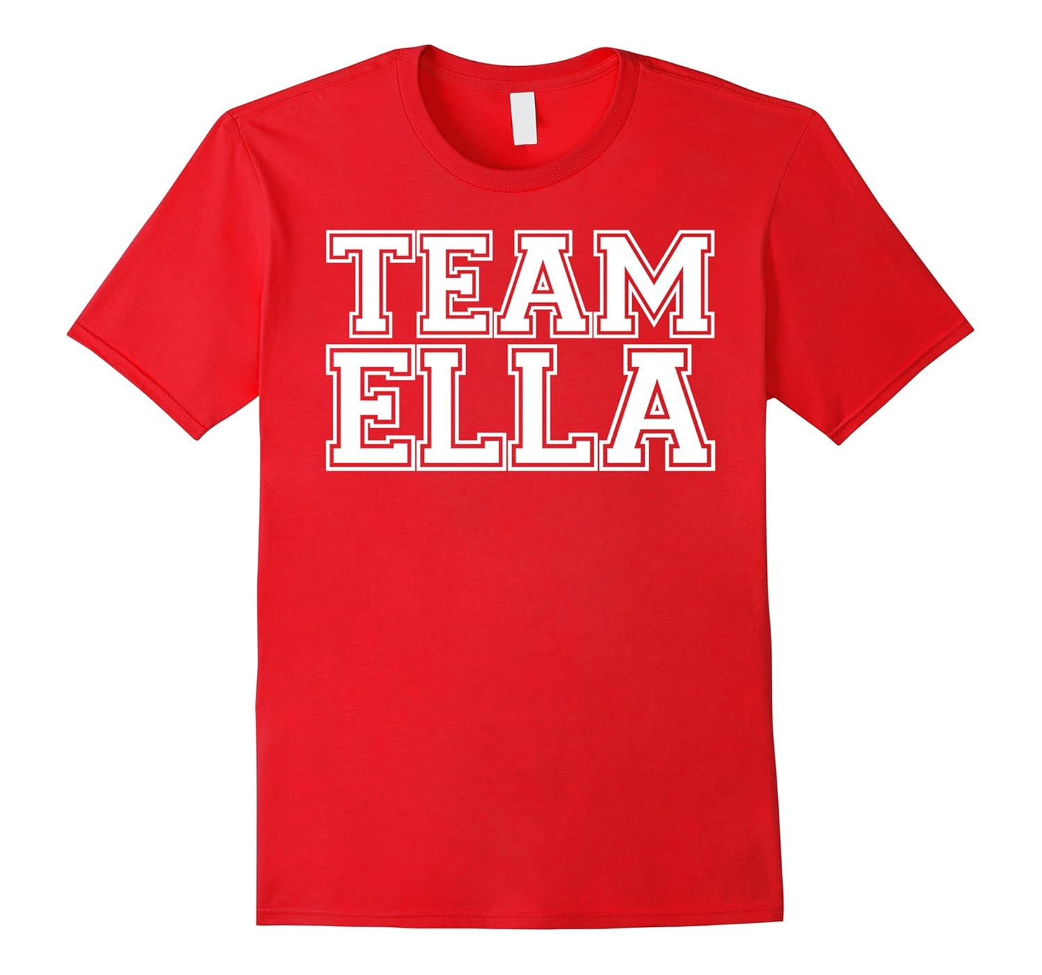 TEAM ELLA Personalized Family Jersey T-Shirt-ANZ