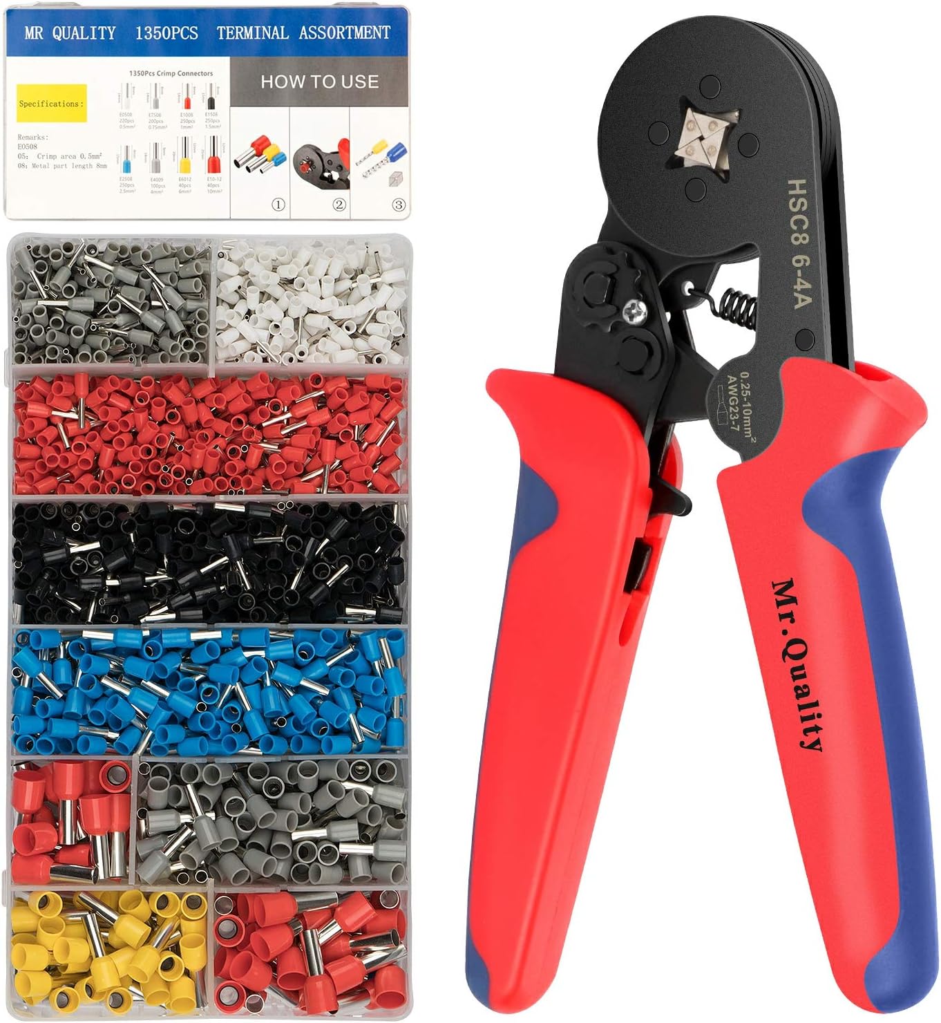 Mr Quality Crimping Tool Set Crimp Tools STD AWG237 0.2510mm² Self