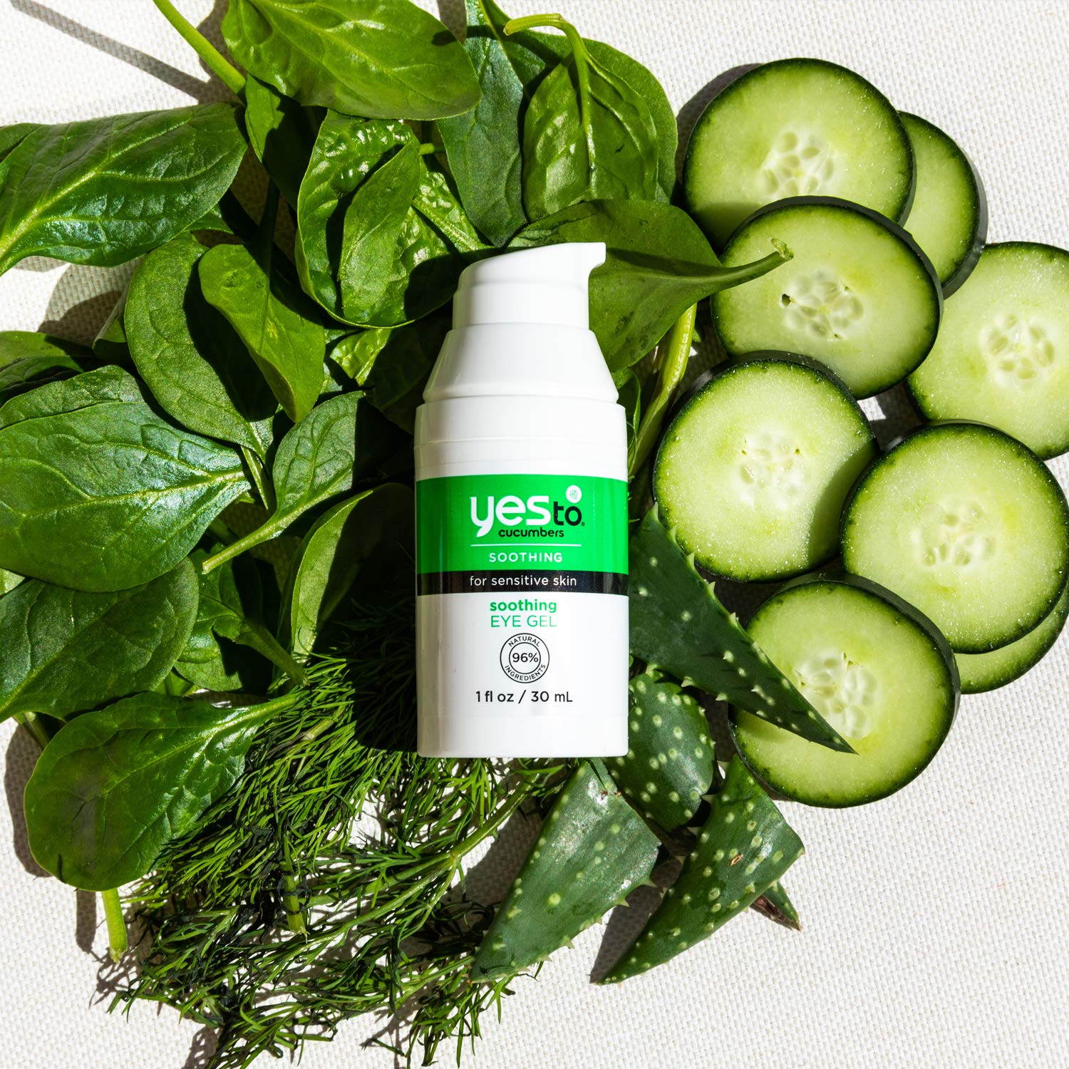 Yes To Cucumber Soothing Eye Gel, 1.01 Fluid Ounce: Beauty