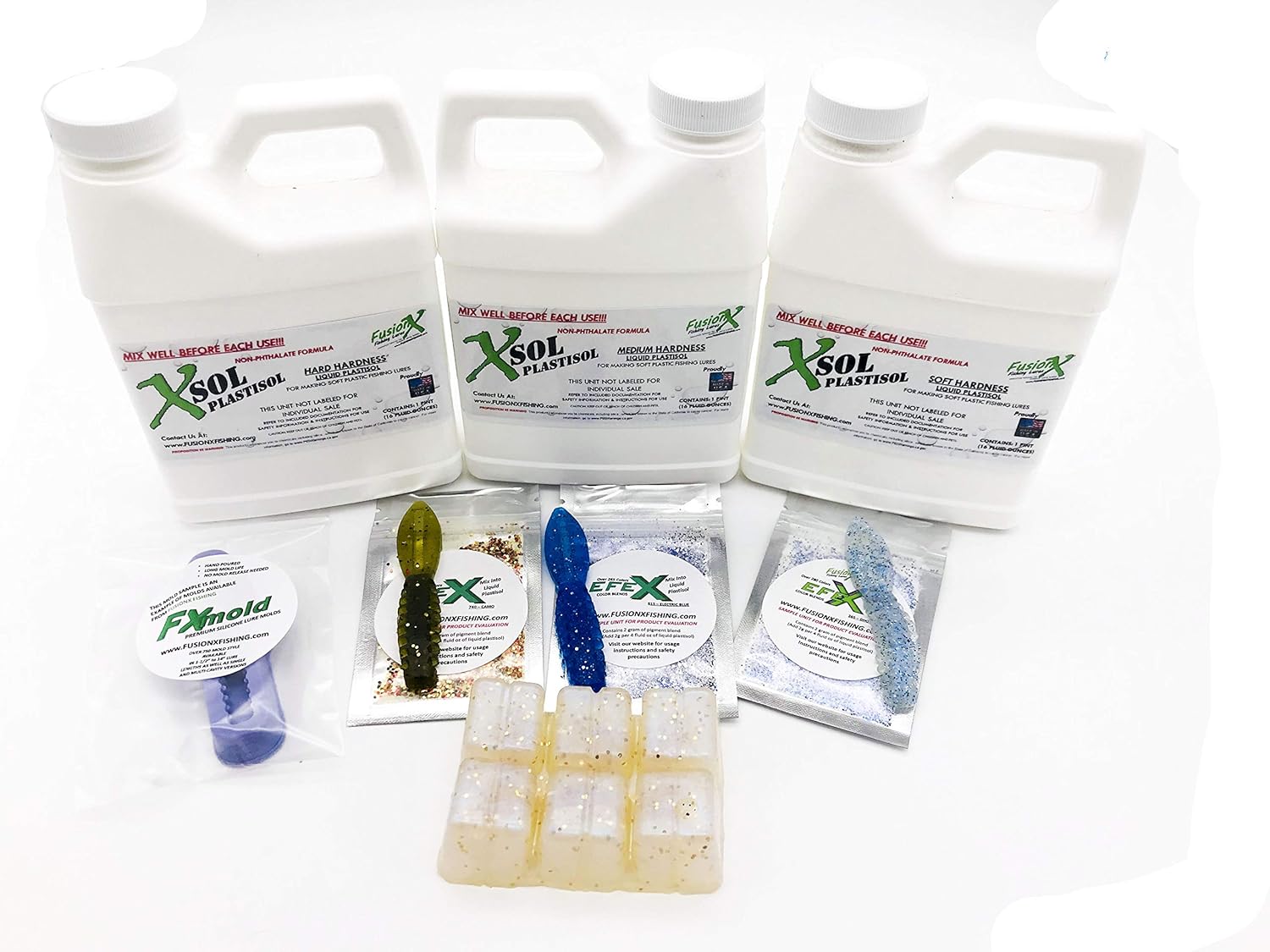 soft plastic lure making supplies