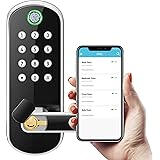 Sifely Keyless Entry Door Lock, Keypad Door Lock, Keyless Door Lock, Fingerprint Door Lock, Biometric Door Lock, Keypad…