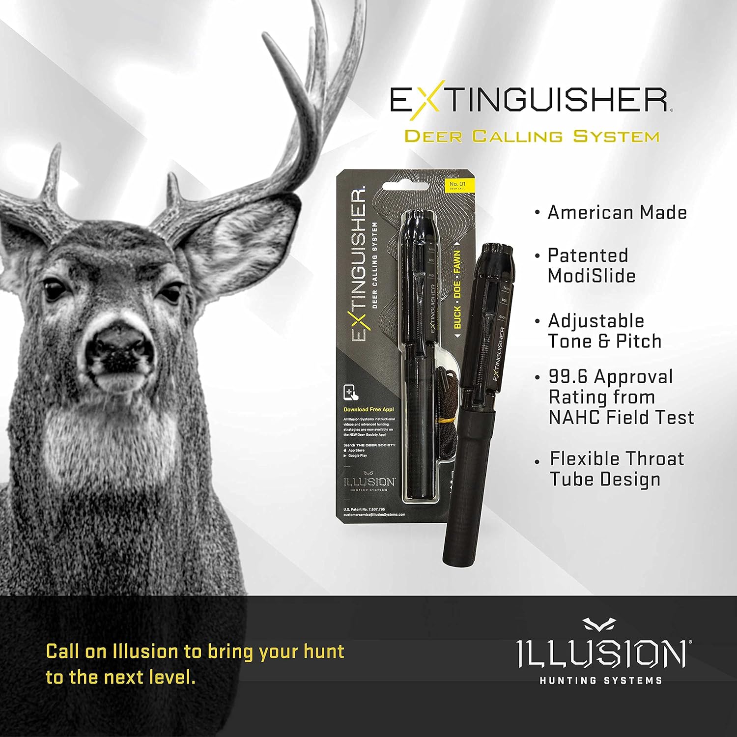 Illusion Systems Extinguisher Deer Call - Black : Big Game Calls And Lures : Sports & Outdoors