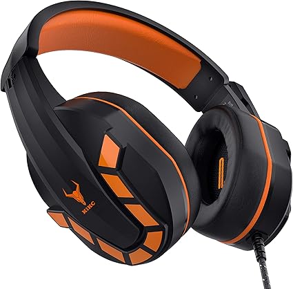 Casque gamer orange Clearance