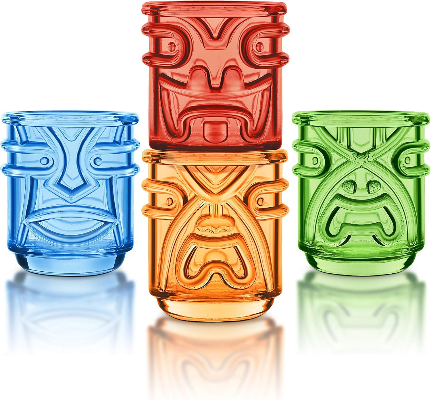 Stackable Tiki Tumblers - Set of Four - Image 3