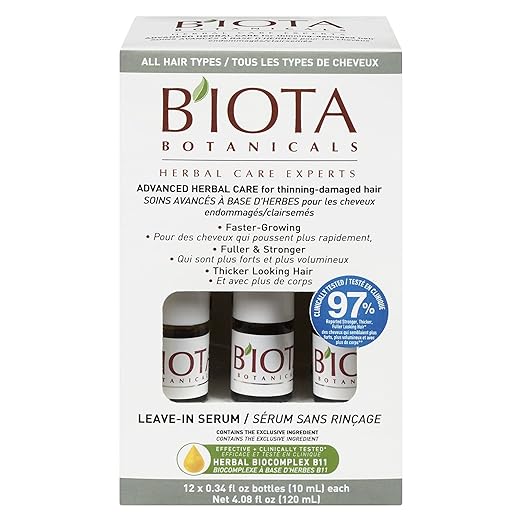 Buy Biota Botanicals Bioxsine Series Serum For Thinning Hair 4 08