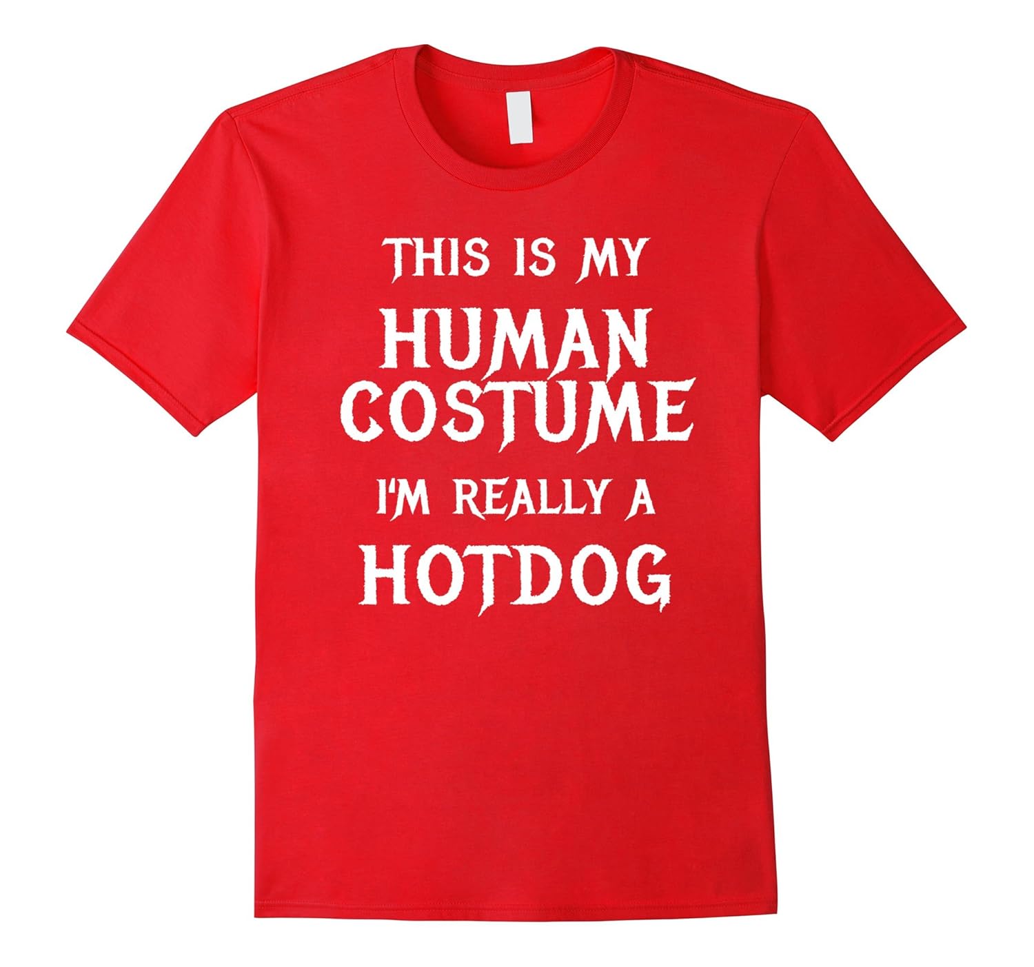 Hotdog Halloween Costume Shirt Easy Funny Women Men Kids-ANZ