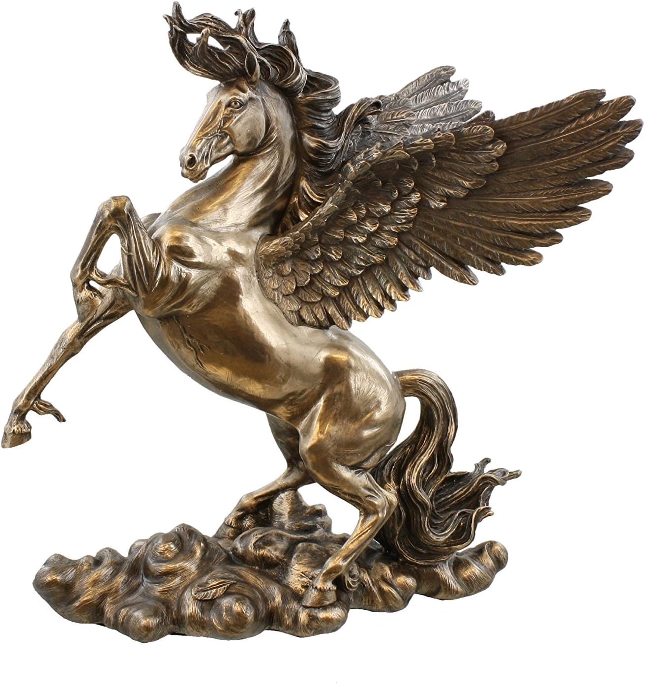 11 Inch Rearing Pegasus Statue Fantasy Magic Collectible