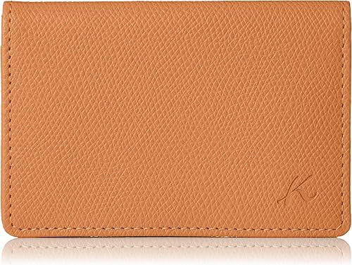 Amazon キタムラ 名刺入れ キズが目立ちにくい型押し Ph0344 レディース キャメル アイボリーステッチ 茶色 Kitamura キタムラ 名刺入れ