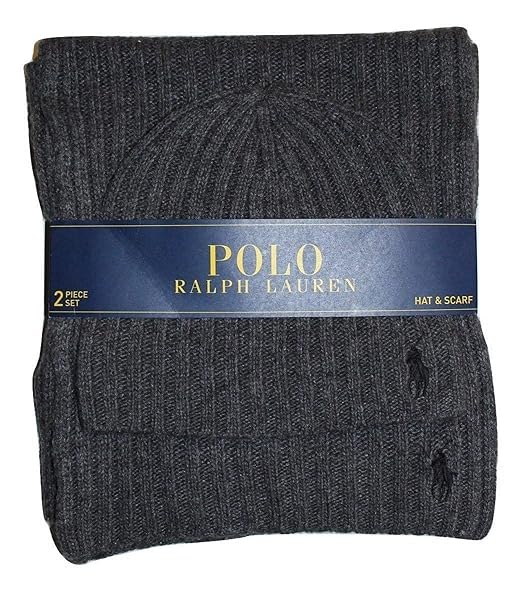 polo ralph lauren hat and scarf set