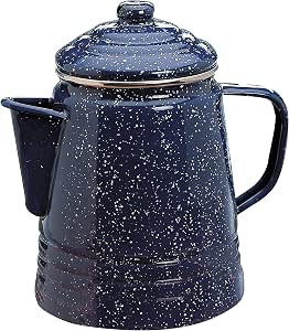 Coleman 9-Cup Coffee Enamelware 