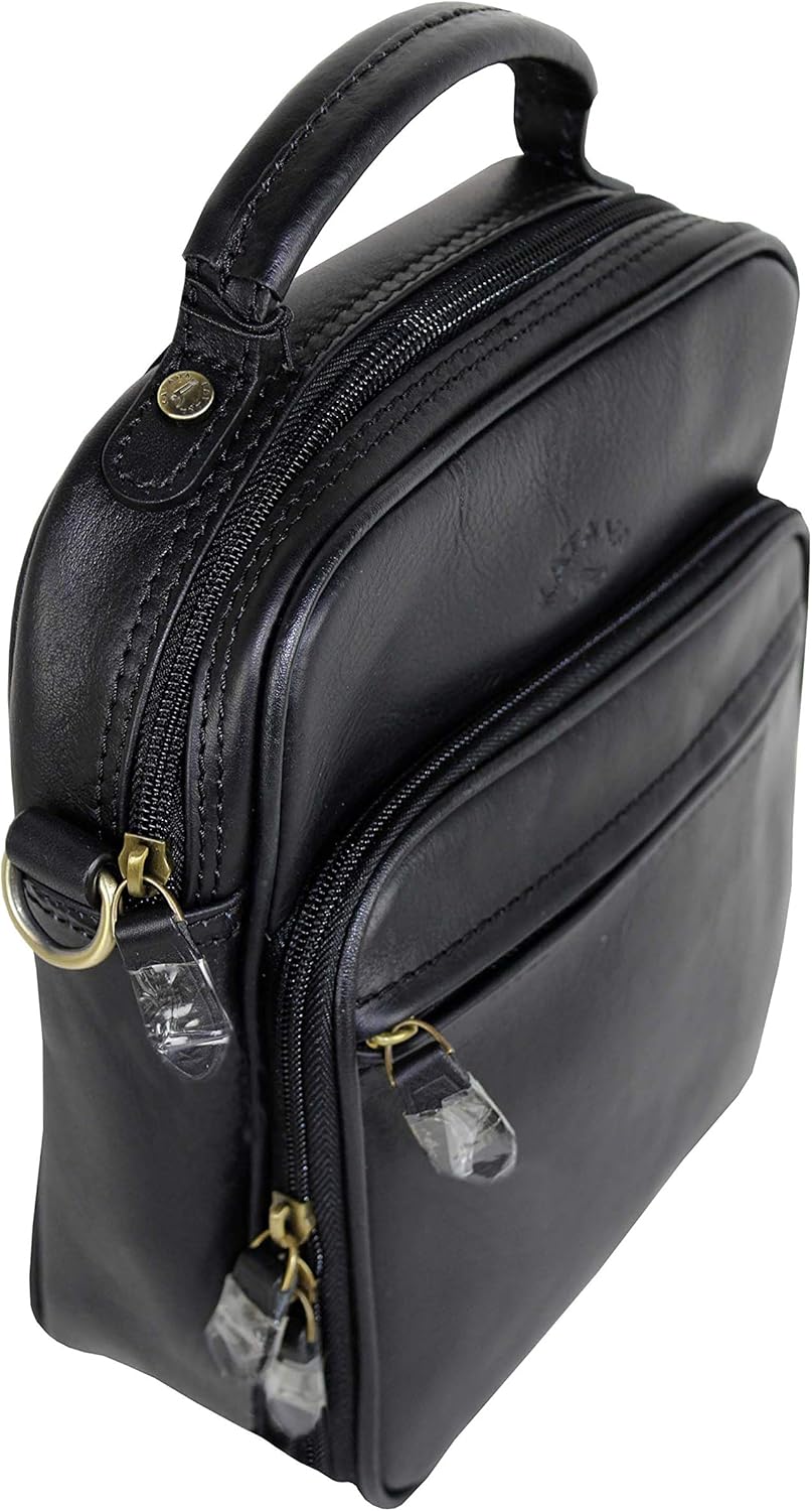 Katana Reverse Style Leather Messenger Bag Ref 31026 Amazon.co.uk