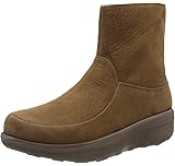 FitFlop Women's Loaff Shorty Zip Nubuck Winter Boot