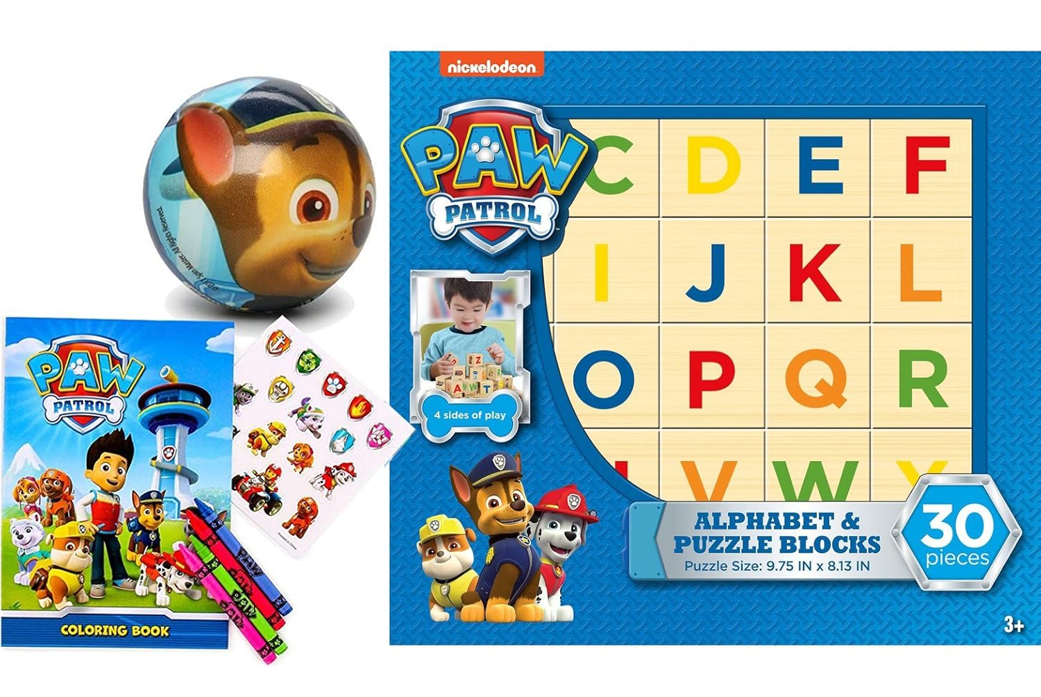 paw patrol alphabet blocks
