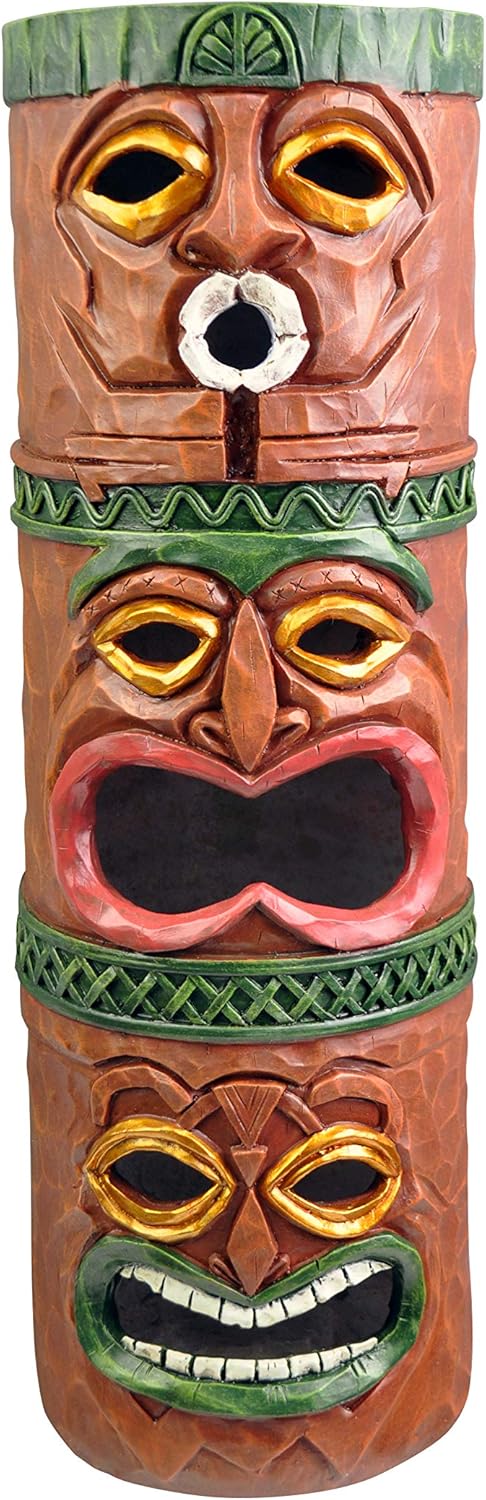 Moonrays 96339 Island Chief Statue, Brown