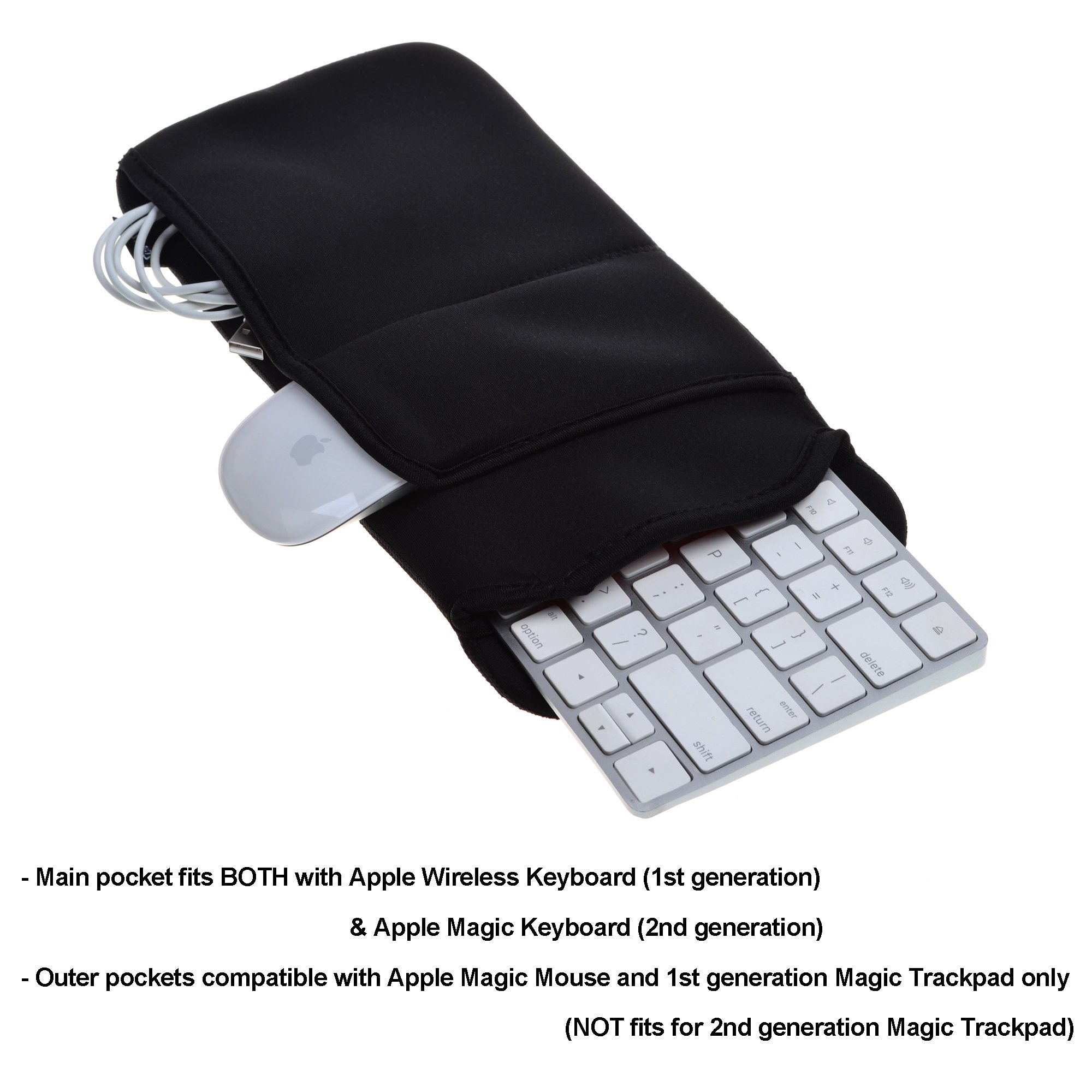 Cosmos Black Color Neoprene Carrying Protection Sleeve Case Cover for