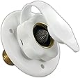 JR Products 160-85-A-26-A Polar White City Water Flange with 1/2" MPT