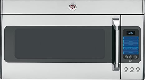 Amazon Com Ge Cafe 2 0 Cu Ft Over The Range Microwave Oven Built In Microwave Ovens Kitchen Dining