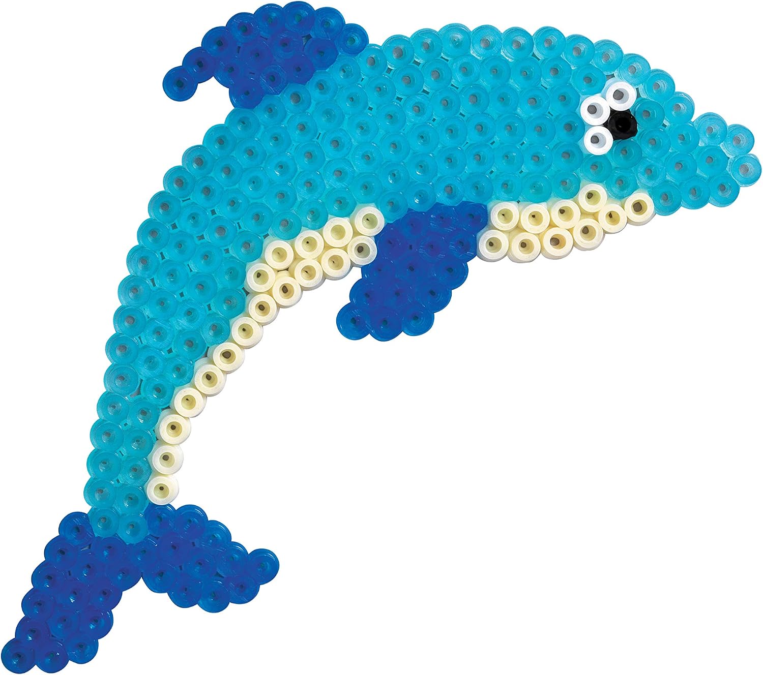 Hama Translucent Aqua - 1000 Beads in Bag Multicolour, 1000 pcs - Image 3