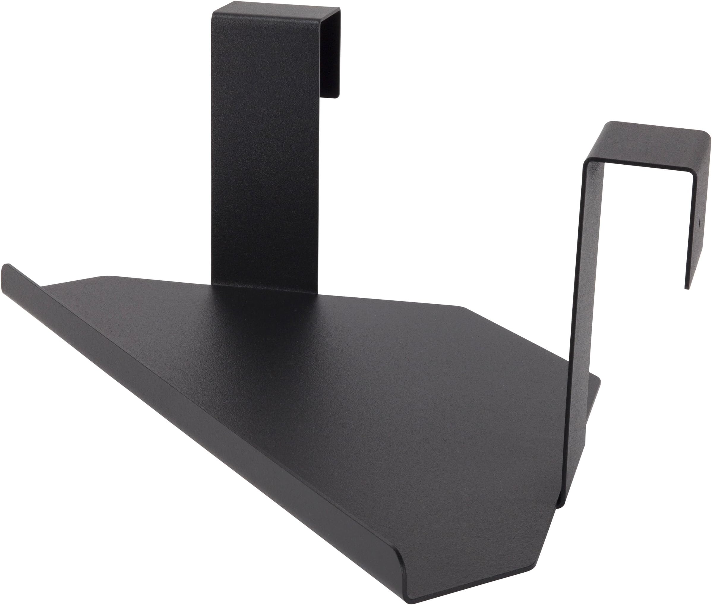MIDE Products 13CSB-1 Aluminum Corner Shelf, Black