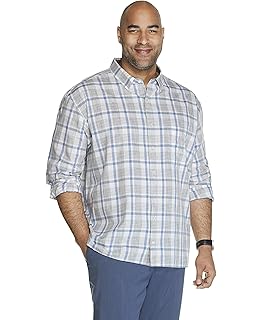 van heusen men's never tuck long sleeve shirt