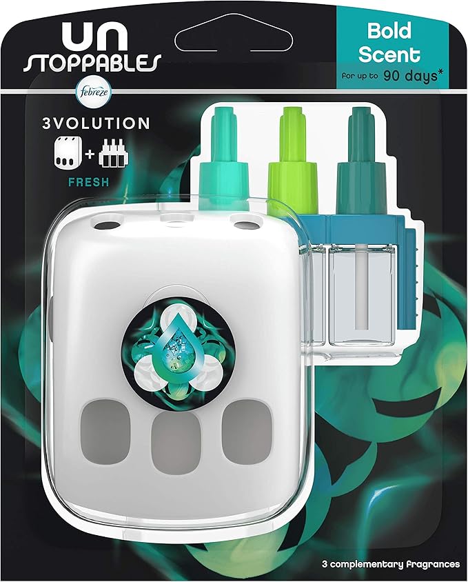 FEBREZE UNSTOPPABLES 3VOLUTION Plug in Fresh 20ML Amazon.co.uk Grocery