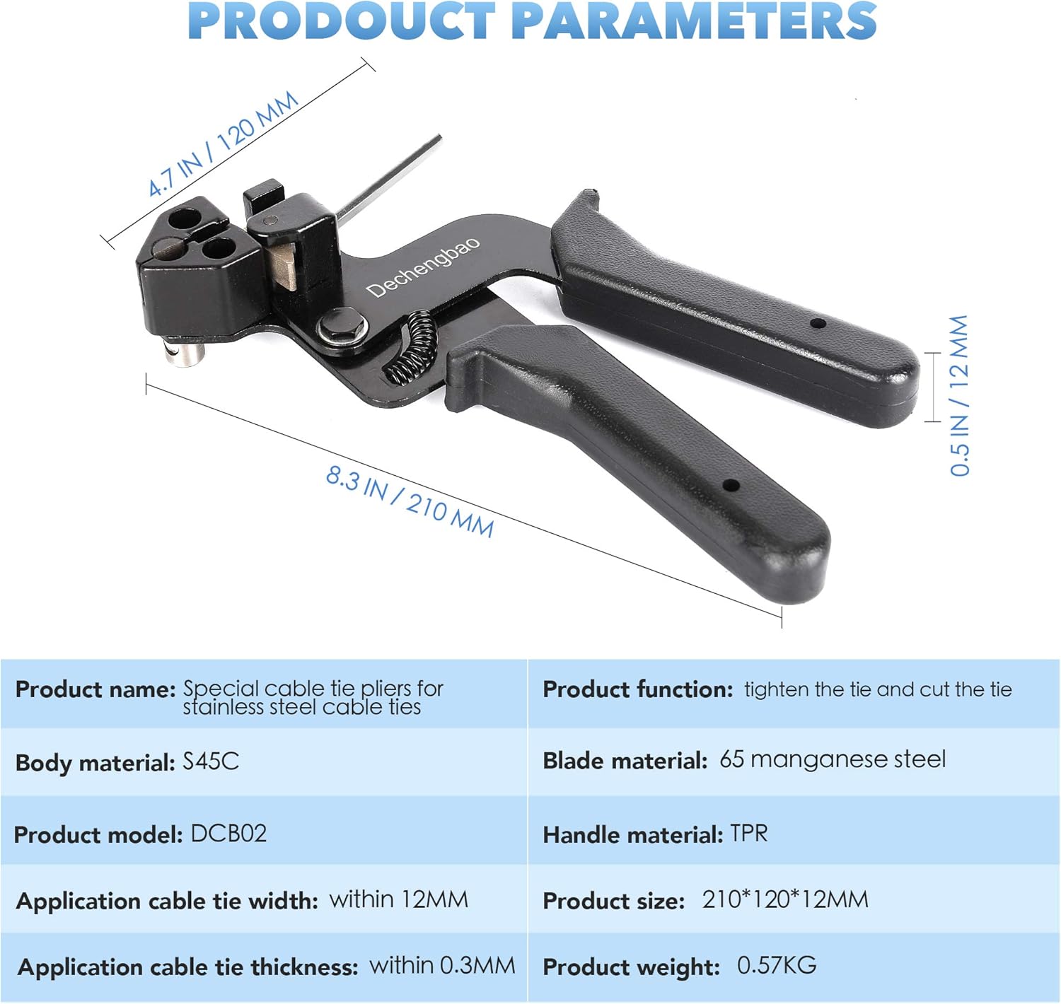 Metal tie wrap Gun - Image 3