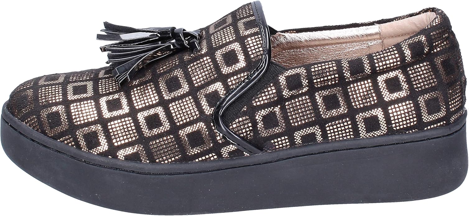 womens gold loafers shoes