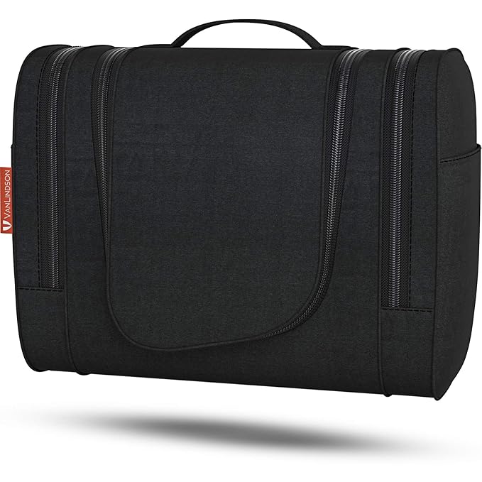VanLindson Kulturbeutel VENTURE [DESIGN 2018] Große Kulturtasche (7 Liter), Modernes Design, Ideal als Kosmetiktasche, Wascht