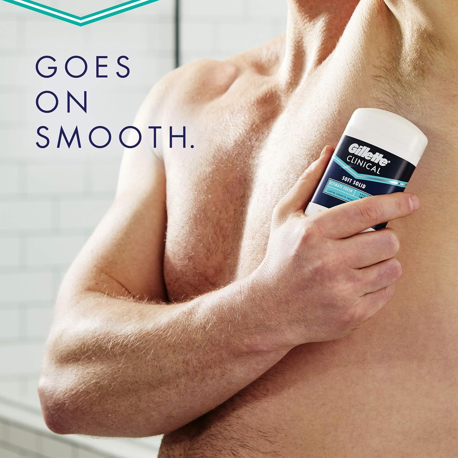 Gillette Clinical Antiperspirant Deodorant for Men, Ultimate Fresh Scent, Advanced Solid, 2.6 Ounce (Packaging May Vary) : Gillette Clinical Strength Antiperspirant Deodorant : Beauty
