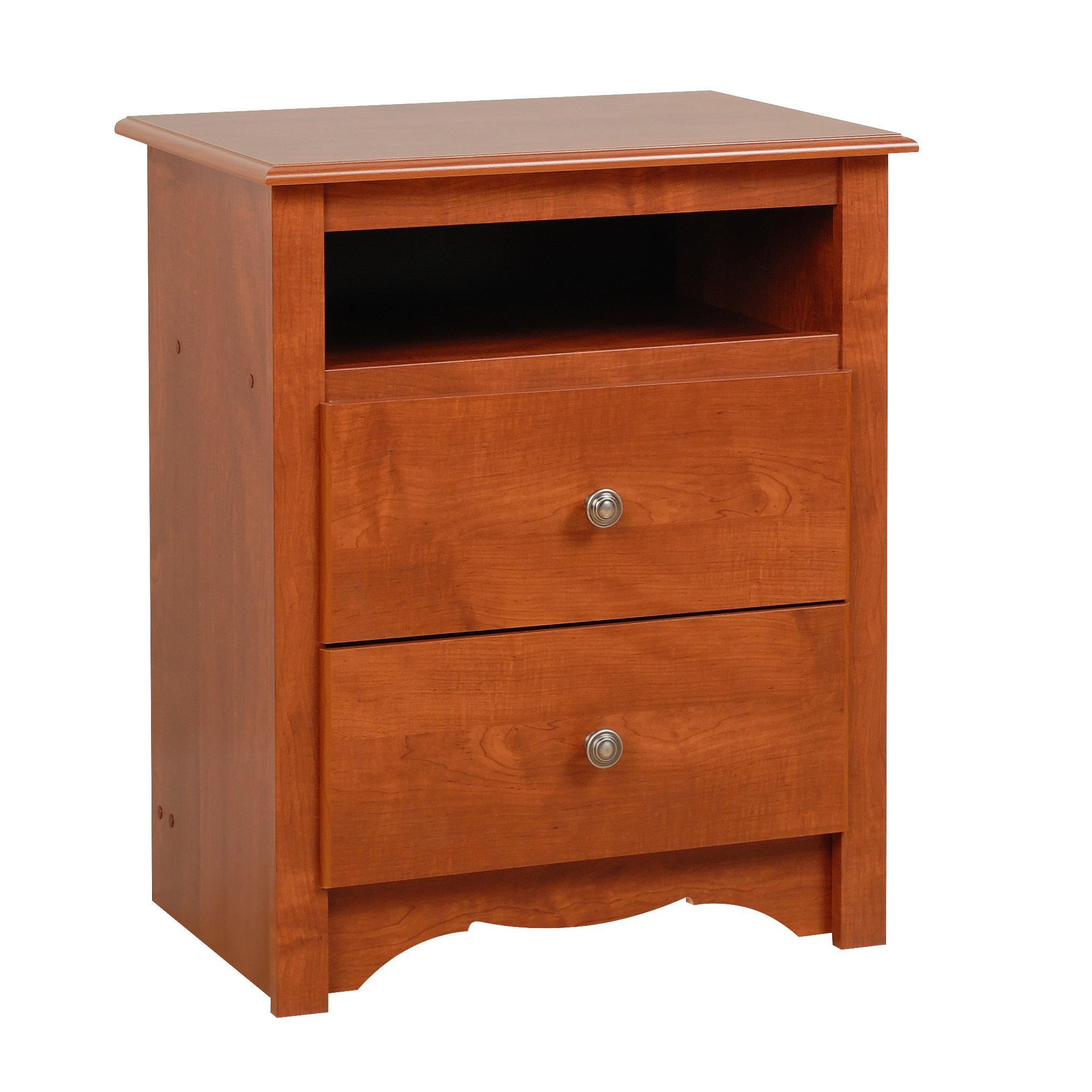 Prepac Monterey Cherry 2Drawer Tall Night Stand eBay
