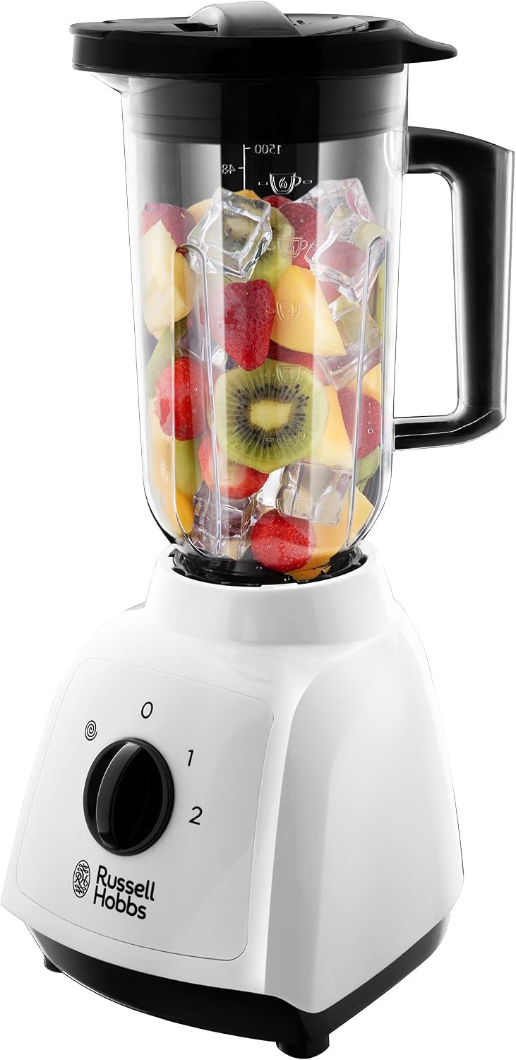 Russell Hobbs Food Collection 1.5L Plastic Jug Blender, 2 speeds & pulse setting