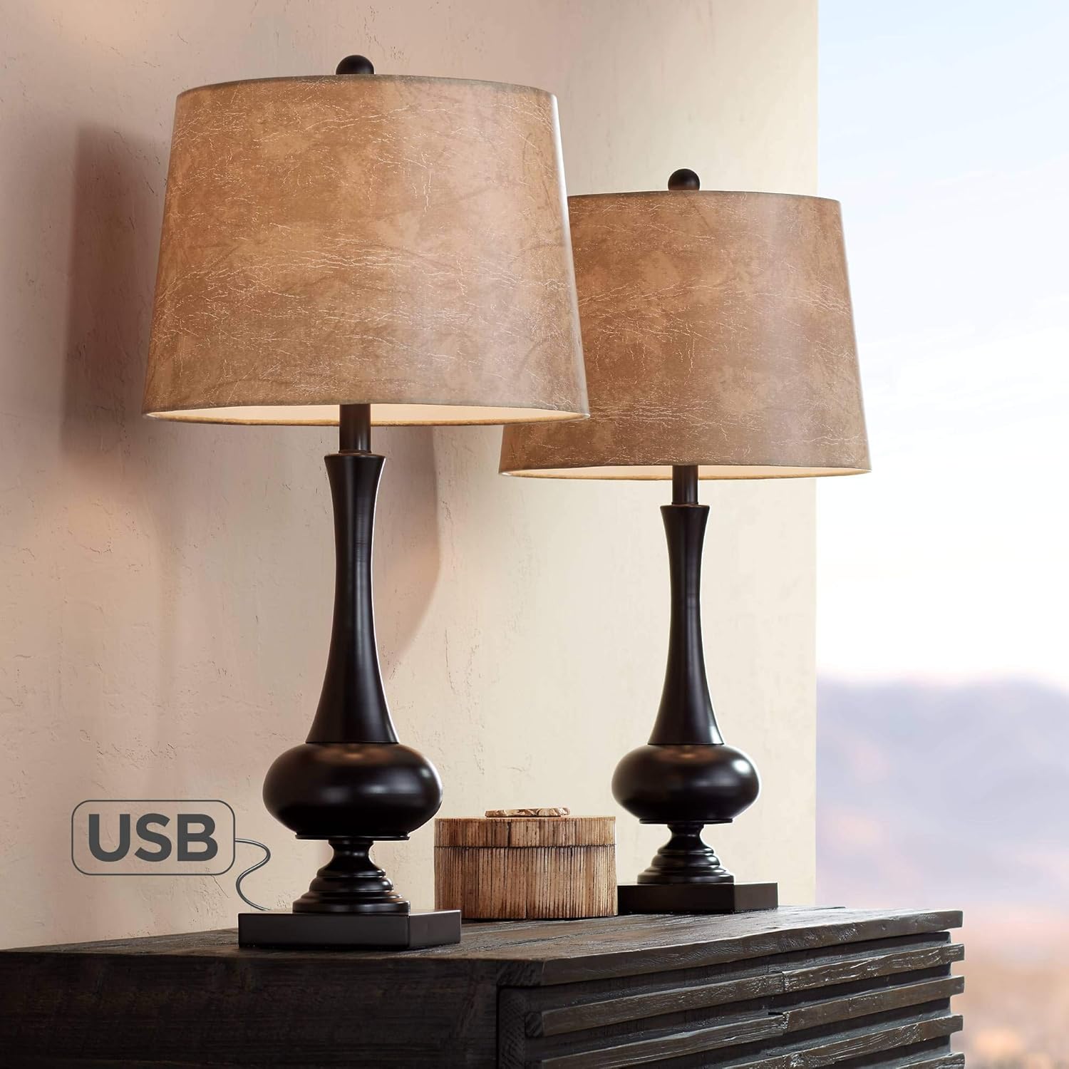 Best Bronze Table Lamp Set