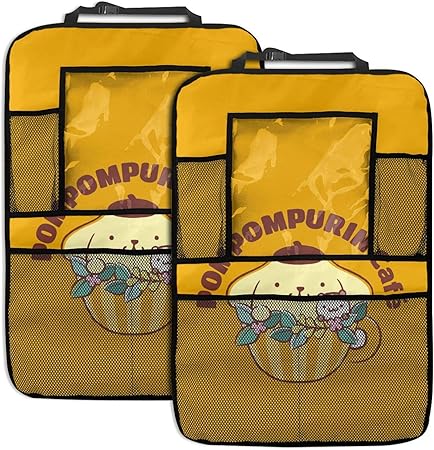 Amazon ポムポムプリン 3 人気ファッション多機能車用 後部座席収納ポケット 動車 シートバックポケット 2個セット 大容量 Suv Mpv Van対応 汎用 カー用品 ポケット ケース カバー 車 バイク