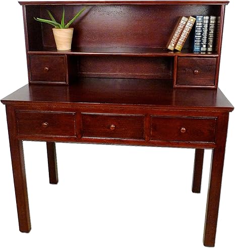 Das Besondere Wohnen Sekretär, Schreibtisch, Kommode in Chinastil braun