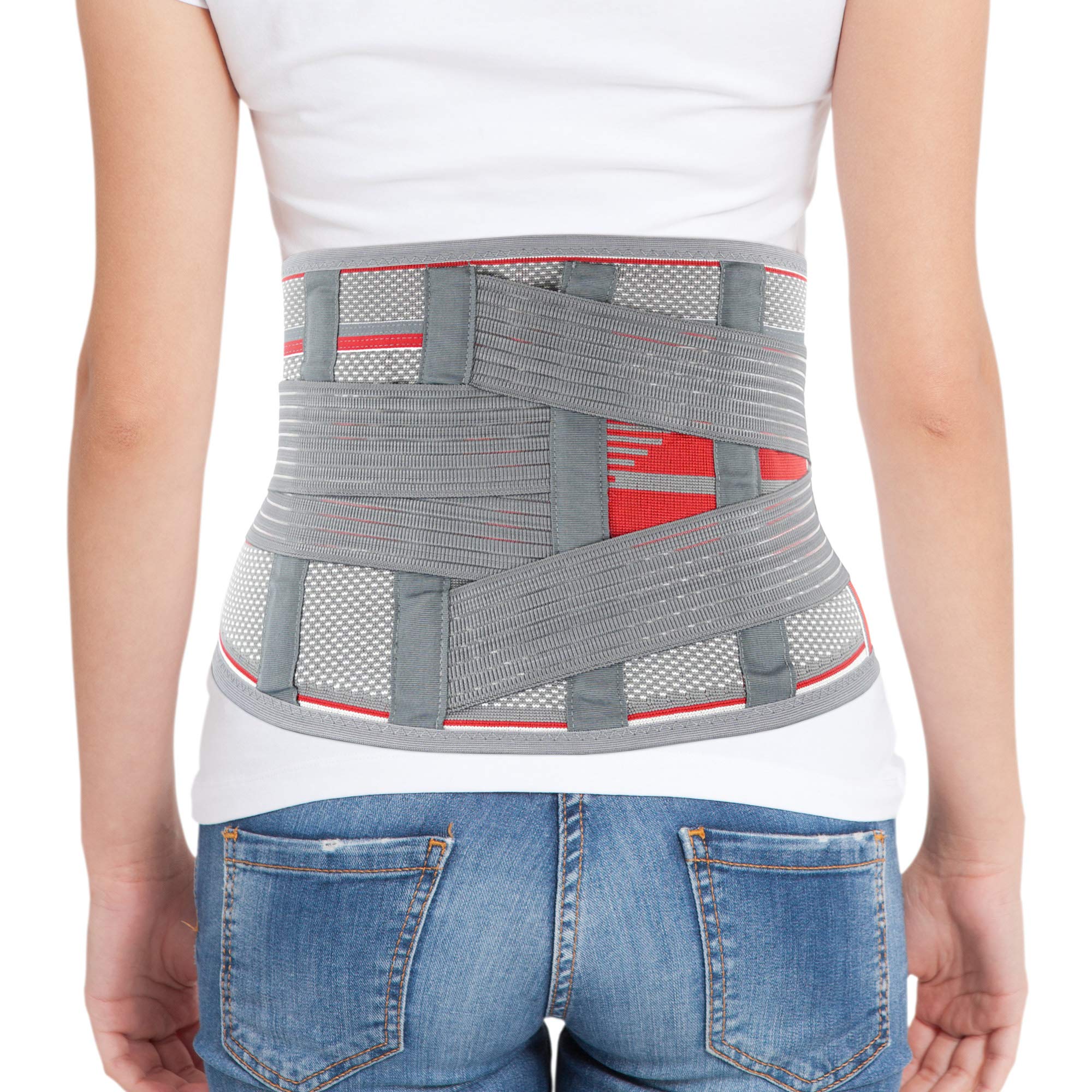 ORTONYX Lumbar Support Belt Lumbosacral Back Brace Ergonomic Design
