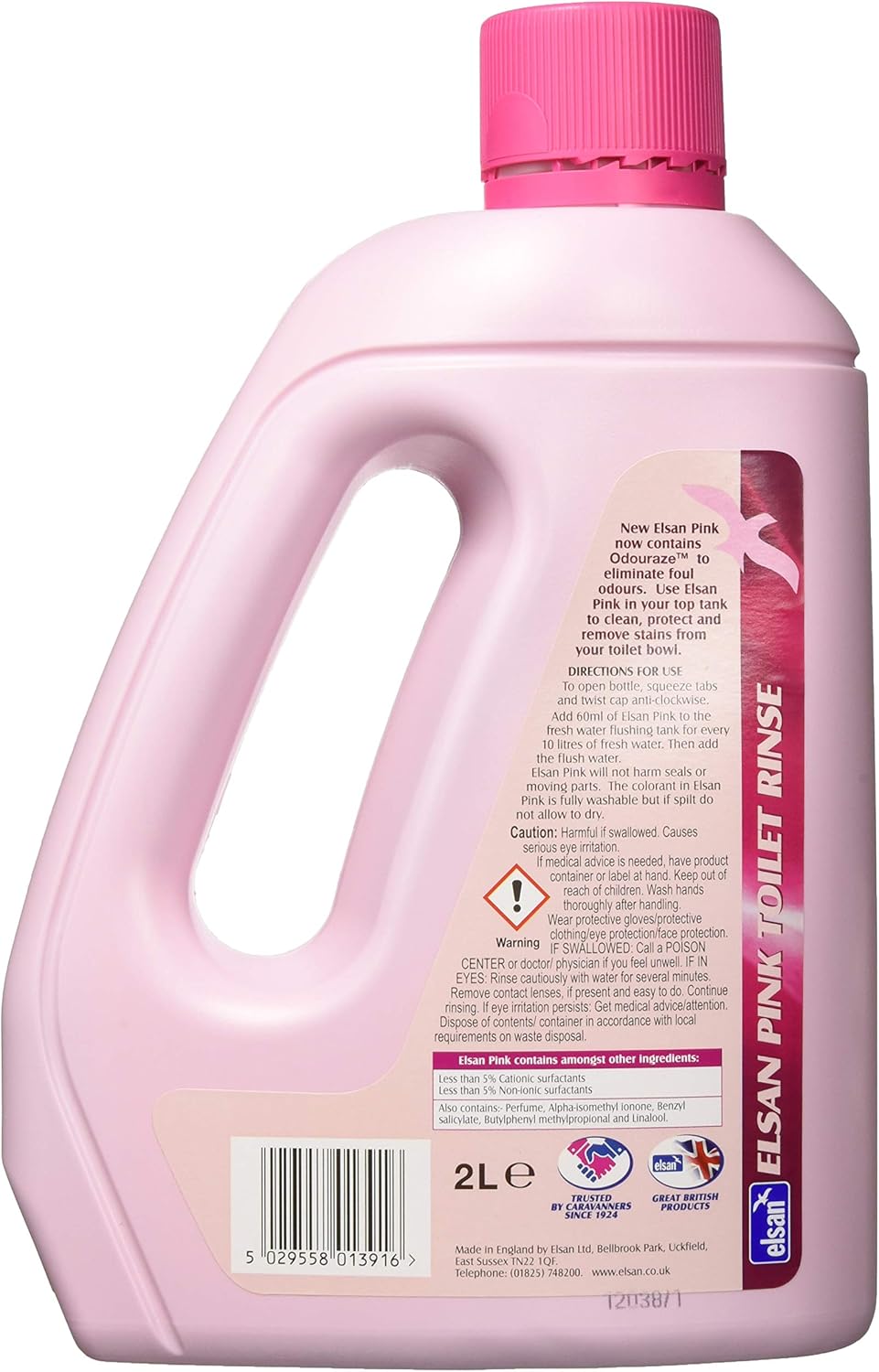 Elsan Pink Toilet Rinse, 2 Litre - PIN02, 2 l (Pack of 1) - Image 3