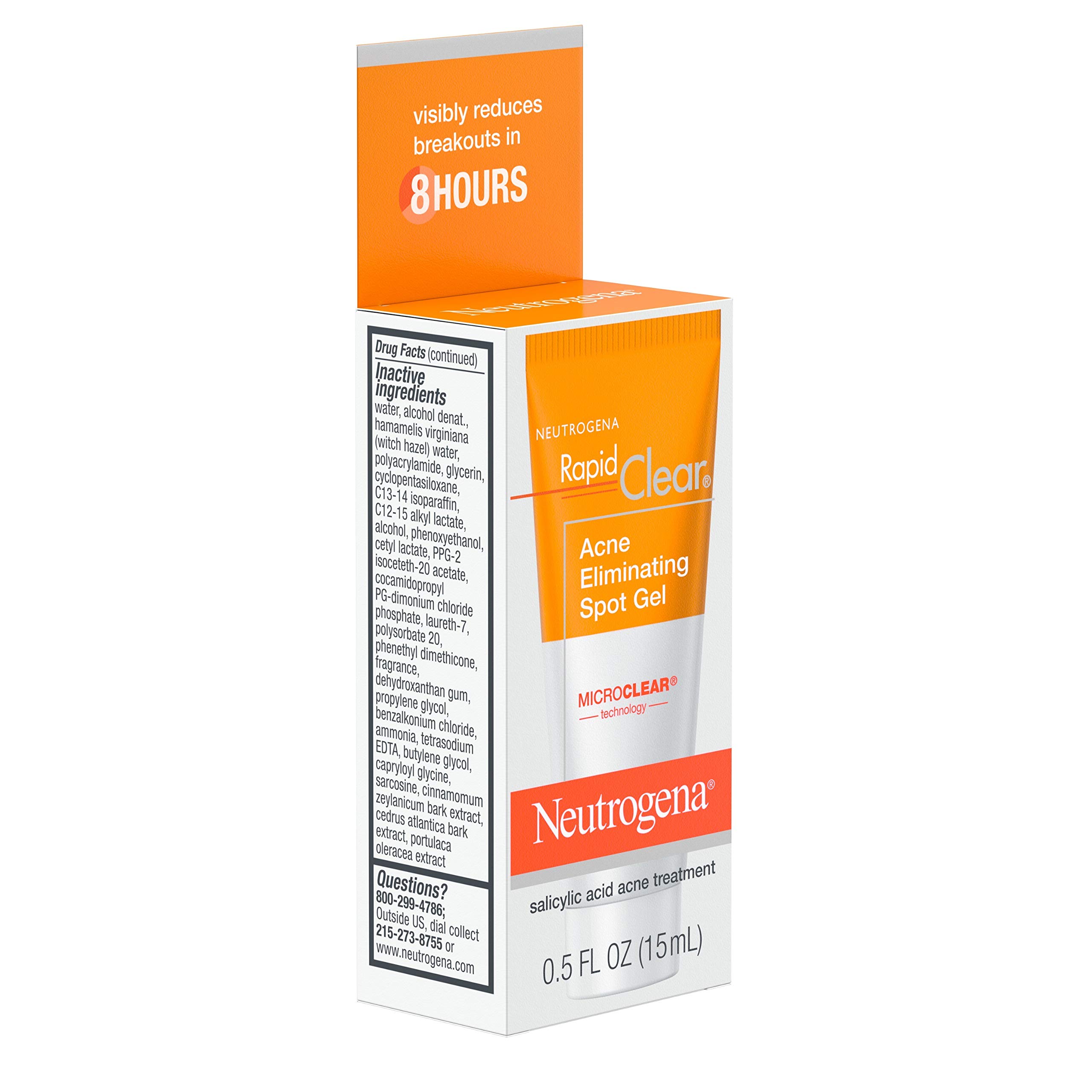 Neutrogena Rapid Clear Acne Eliminating Spot Treatment Gel with Witch