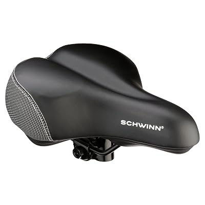 schwinn cionlli bicycle seat Made in Taiwan! Bike Saddle in Brown with White Flowers, Classic Style for Beach Cruiser City Electric Bikes, Twin-Spring suspenion. : Bike Saddles And Seats : Sports & A More Comfortable Ride Take long bike rides through nature or train for a marathon without discomfort with the Schwinn No Pressure bike seat Schwinn Cionlli Ergonomic Noseless Ultra