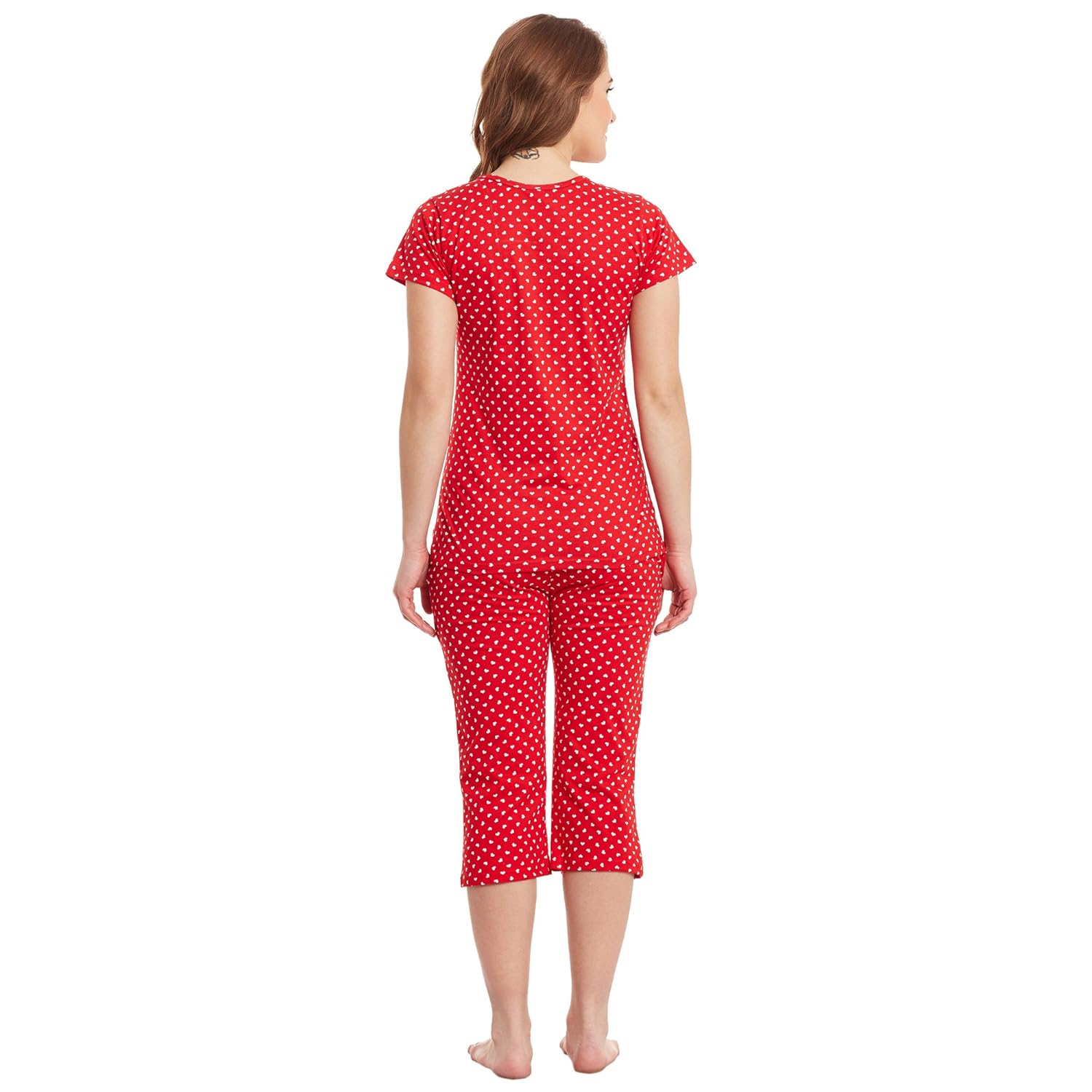 claura cotton printed capri and top