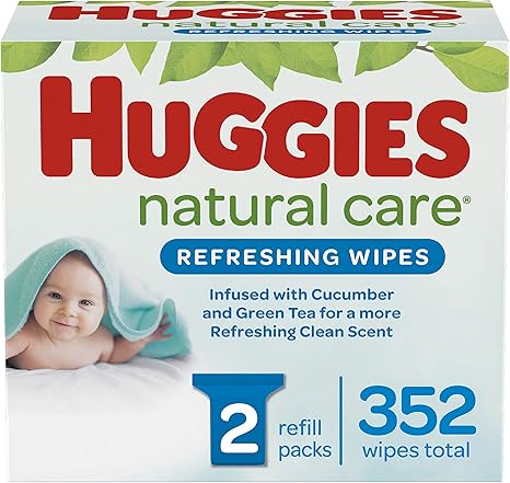 huggies natural care wipes 352