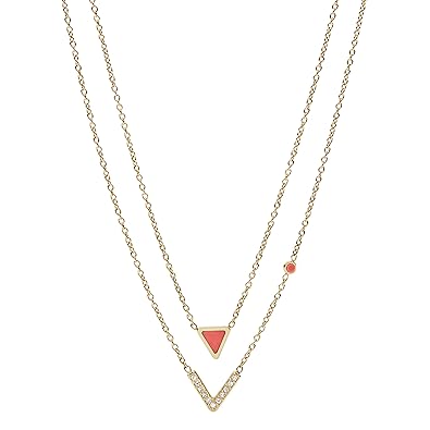 Fossil Damen-Ketten mit Anhänger Edelstahl JF02894710