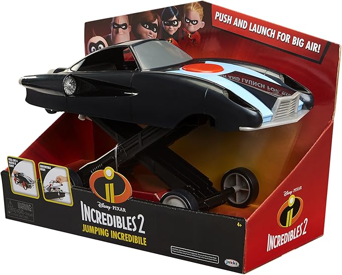 incredibles jumping car