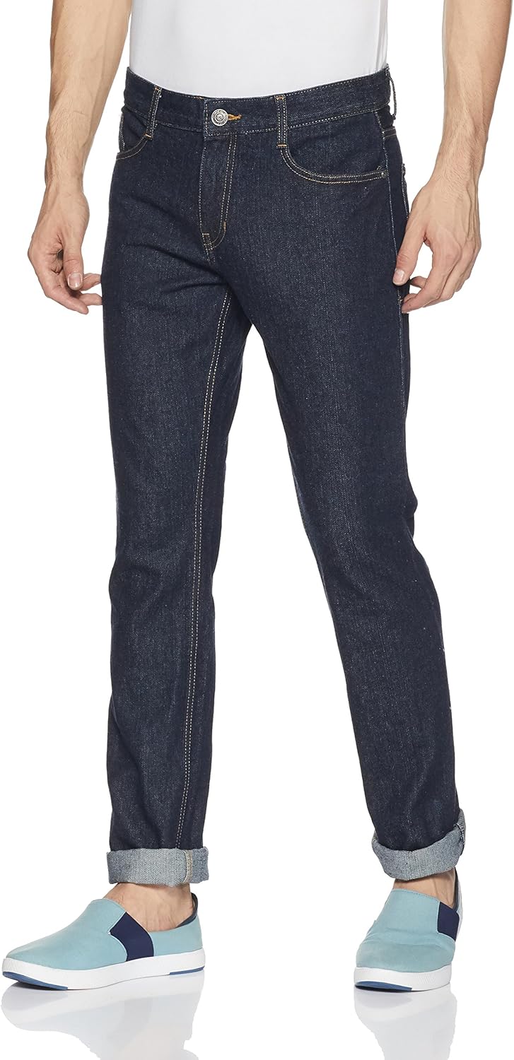 Buy Newport Men's Slim Jeans (8907242752242_267441180_32W x 34L_Blue