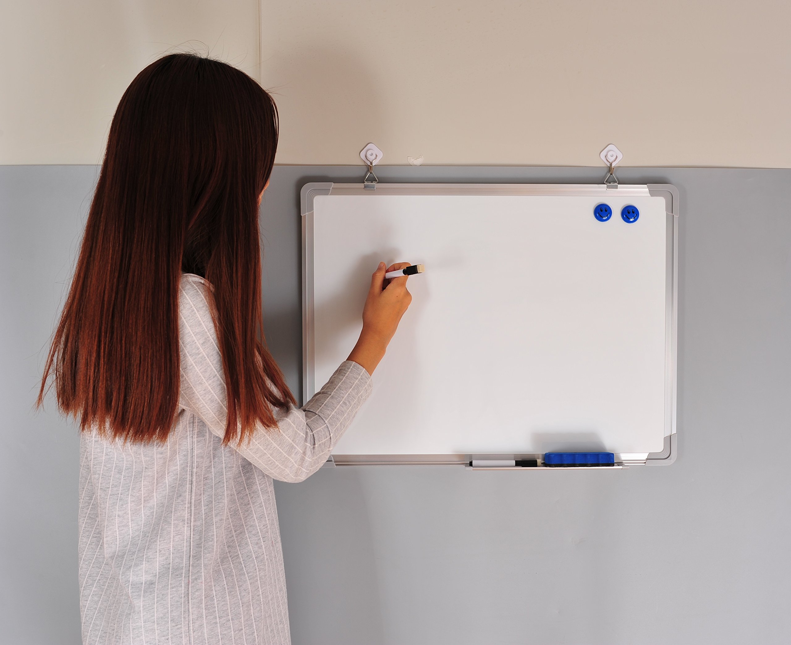 Whiteboard Set Dry Erase Board 24 X 18 1 Magnetic Dry Eraser 2 