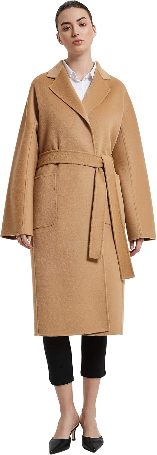Buy The Classic Cashmere Coat (Camel, Medium) at Amazon.in
