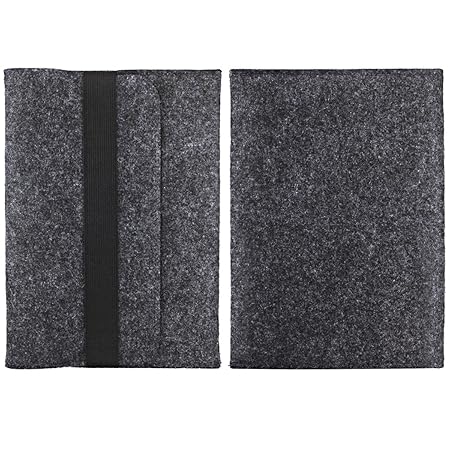 Alienwork Schutzhülle für iPad Mini 1/2/3/4 Tragetasche Hülle Case Tasche Etui Sleeve Tragbarer Filz schwarz ADM18-01