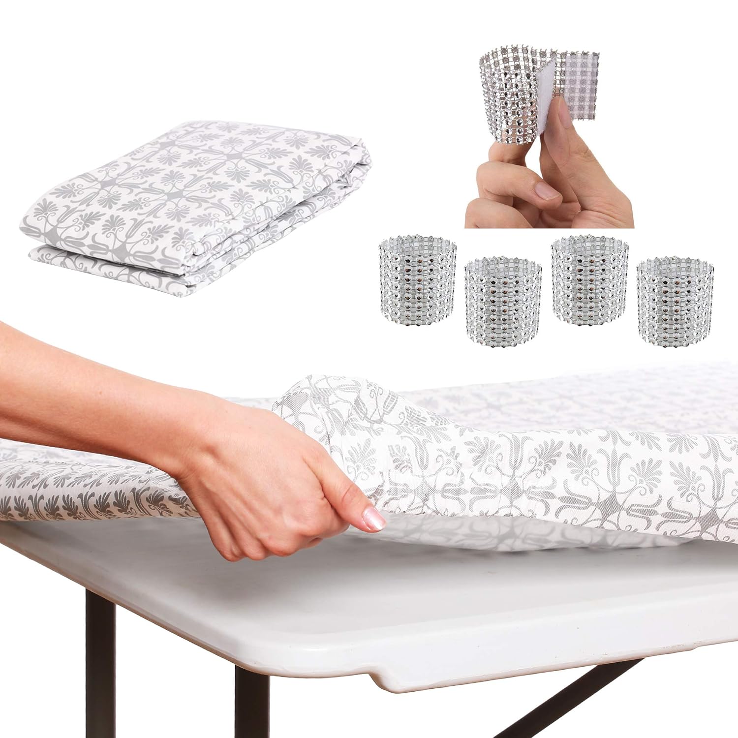 Best plastic fitted table cloth