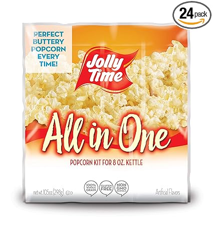 JOLLY TIME Kit todo en uno para 8 oz. Máquina de palomitas ...